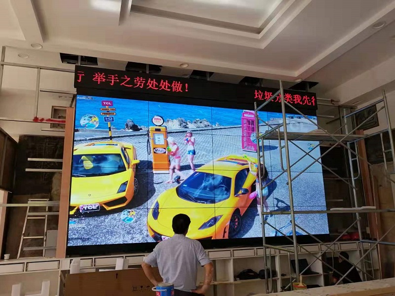 55寸4*4拼接屏案例應(yīng)用于杭州余良區(qū)(qū)良渚信訪局